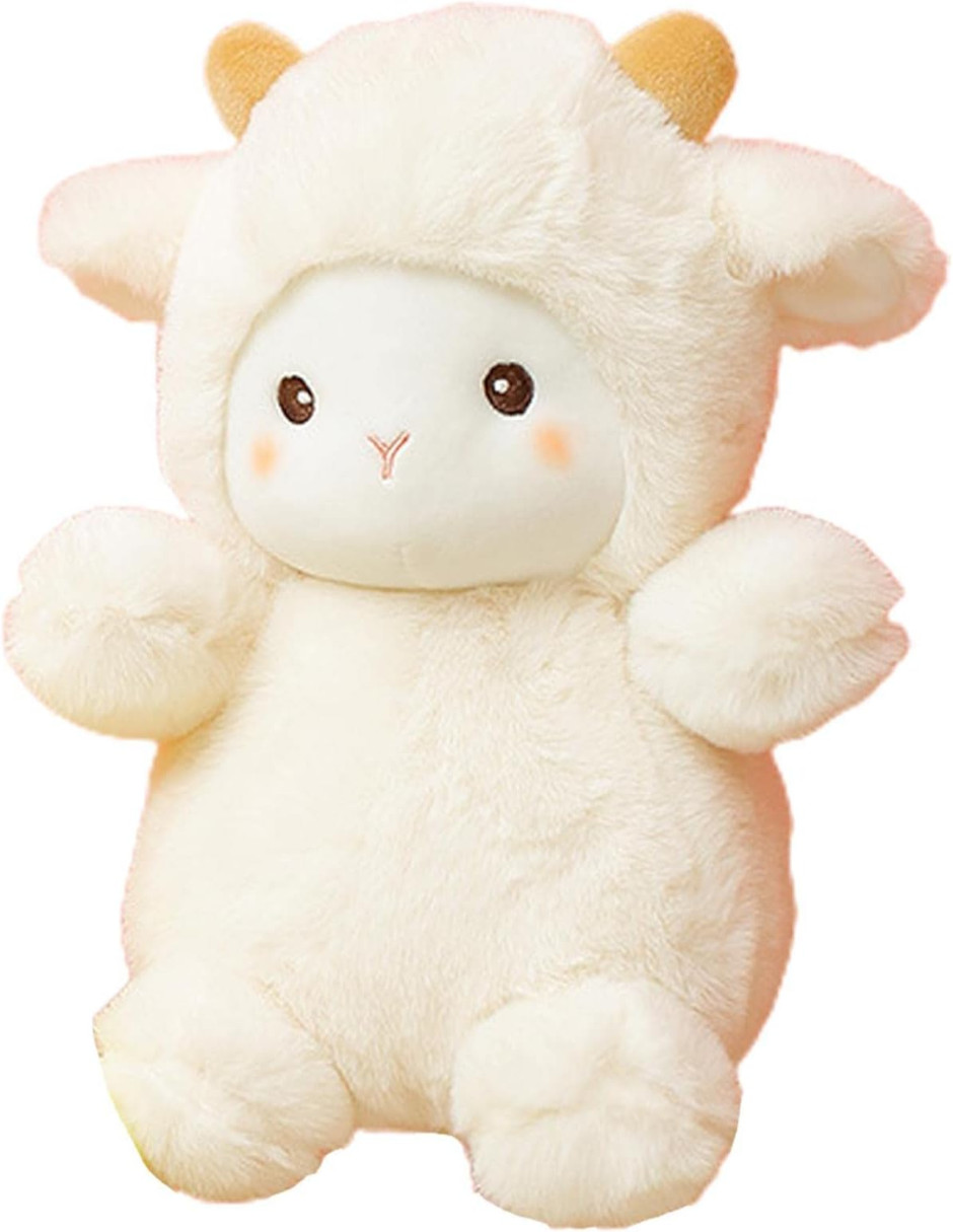 Foto 4 pulgar | Oveja De Peluche + Termo De Agua Güish
