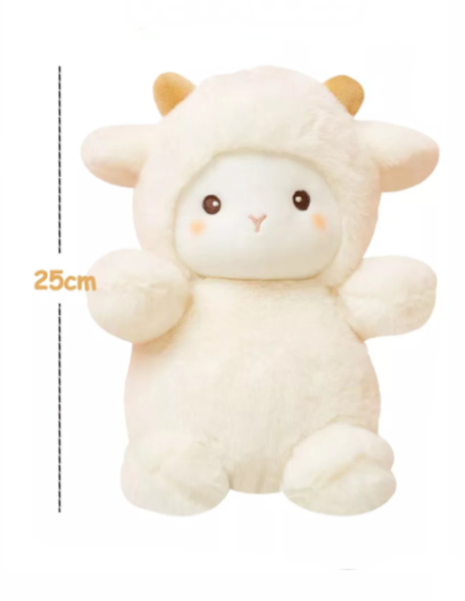 Foto 5 pulgar | Oveja De Peluche + Termo De Agua Güish