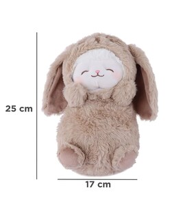 Foto 4 | Miniso Peluche Corderito Disfrazado De Conejito + Termo De Agua Güish