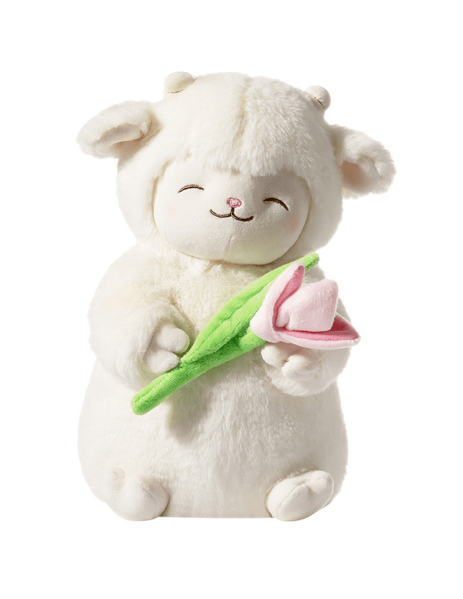 Foto 3 | Peluche Corderito Con Tulipán + Termo De Agua Güish