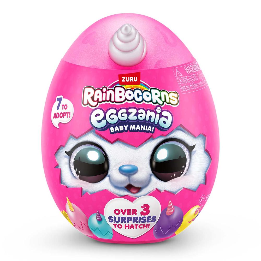 Foto 2 pulgar | Rainbocorns Peluche Eggzania Baby Mania Serie 1