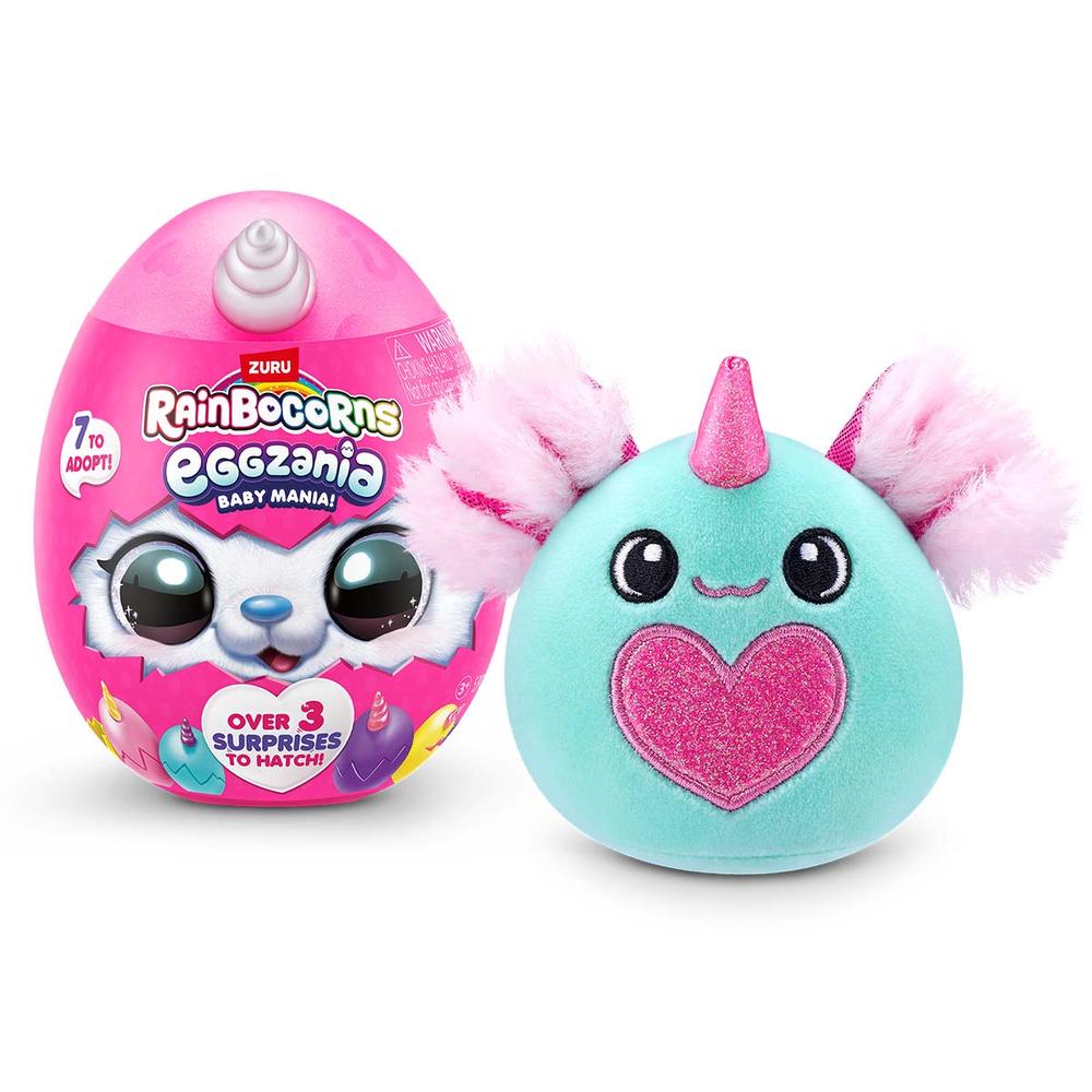 Foto 3 pulgar | Rainbocorns Peluche Eggzania Baby Mania Serie 1