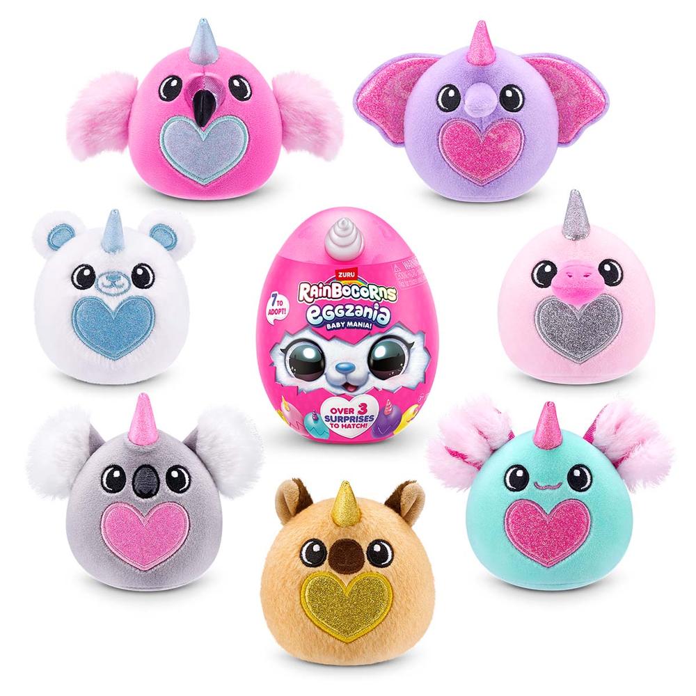 Foto 5 pulgar | Rainbocorns Peluche Eggzania Baby Mania Serie 1