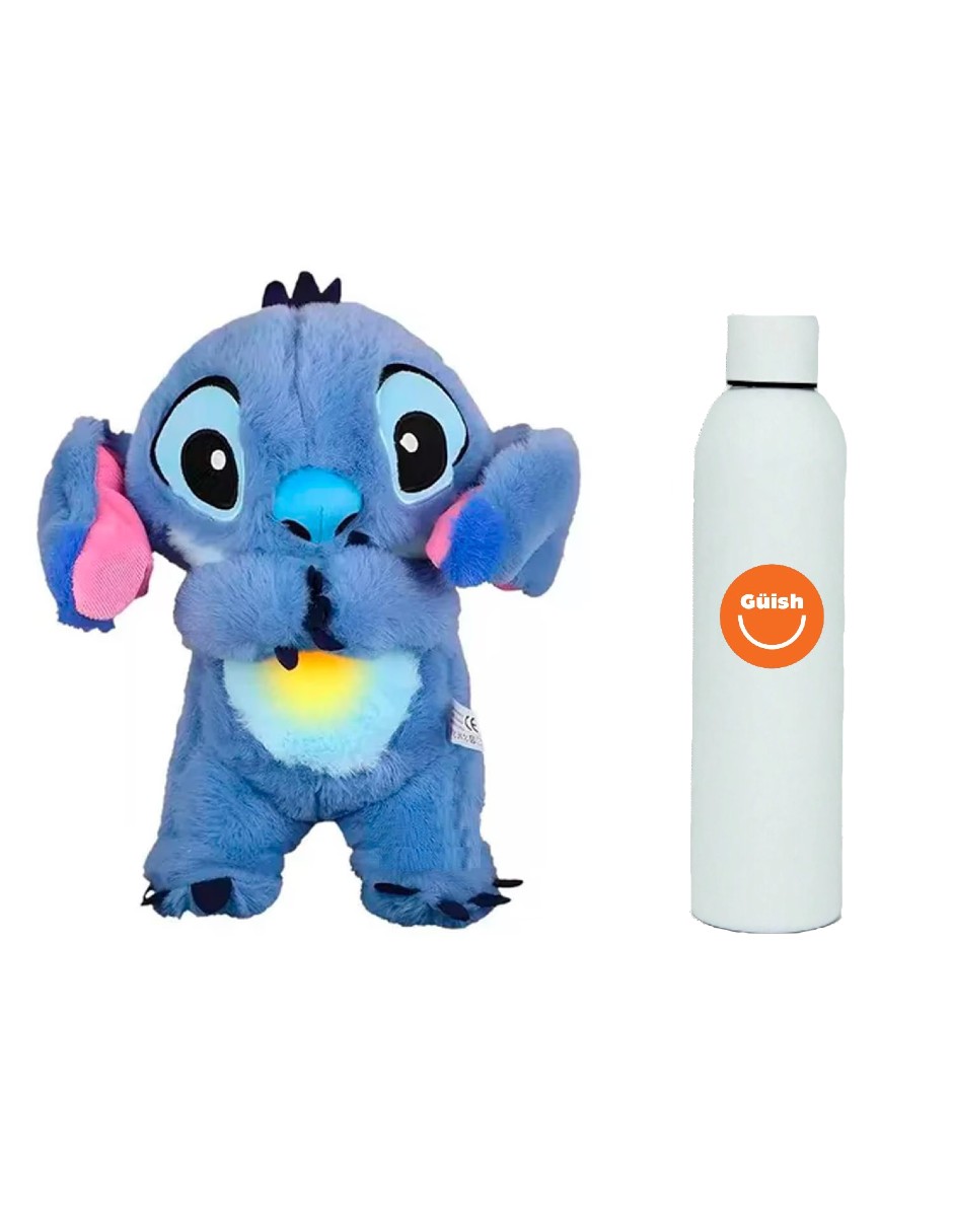 Foto 1 | Stitch Juguete Que Respira + Termo De Agua Güish