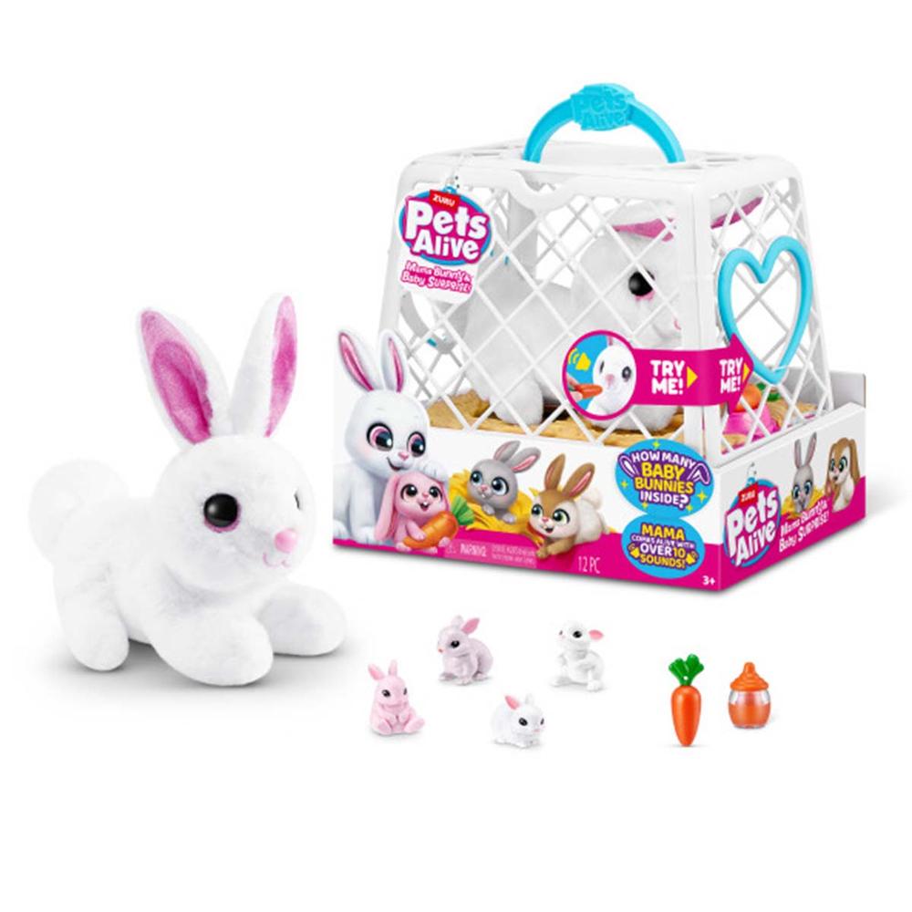 Foto 2 pulgar | Pets Alive Peluche Mama Bunny & Baby Surprise