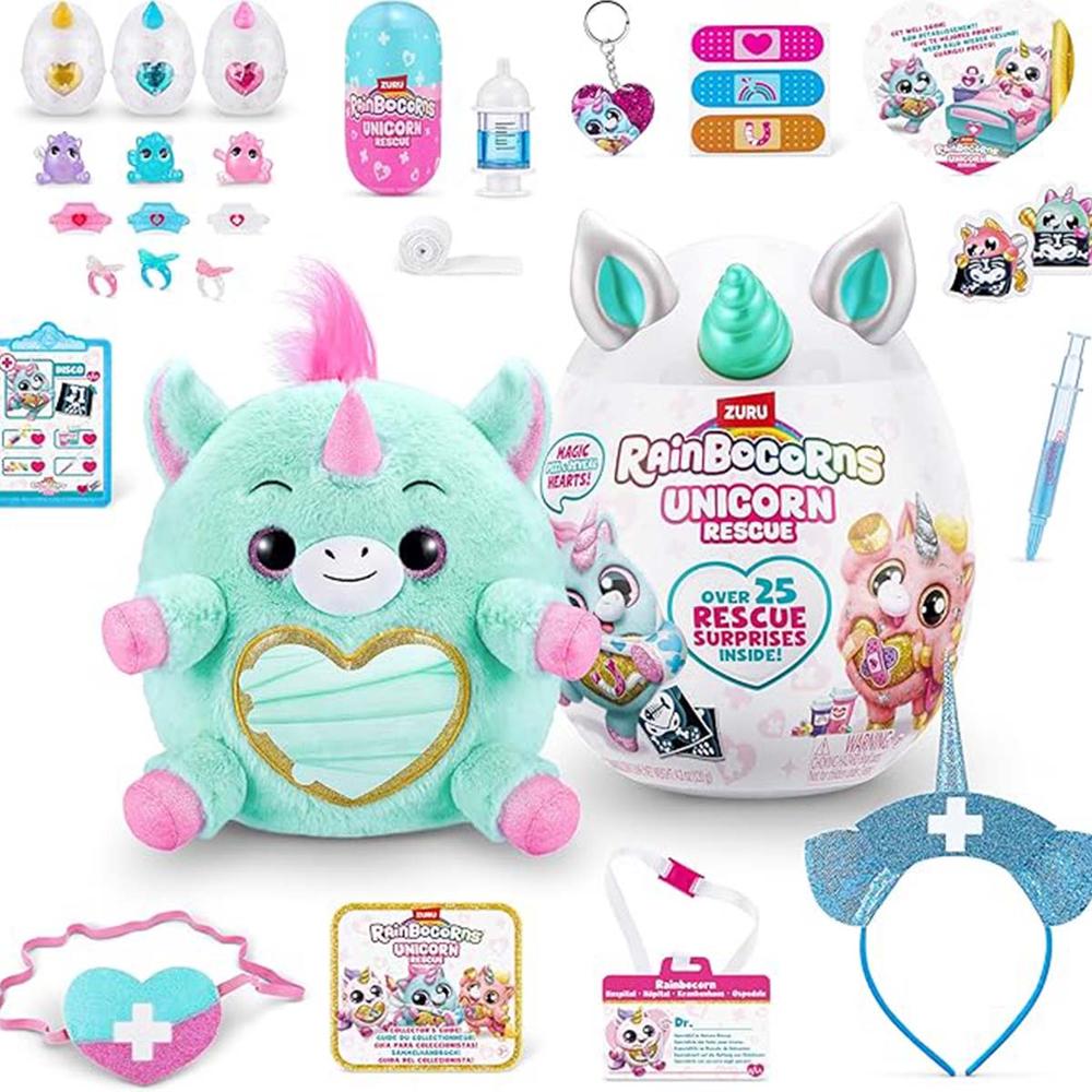 Foto 4 pulgar | Rainbocorns Peluche Unicorn Rescue Surprise