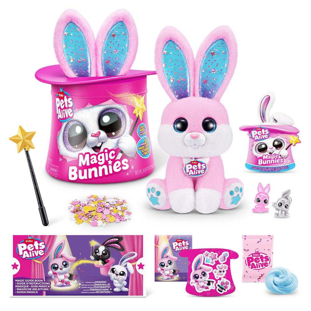 Foto 2 pulgar | Pets Alive Peluche Magic Bunnies Surprise Series 1