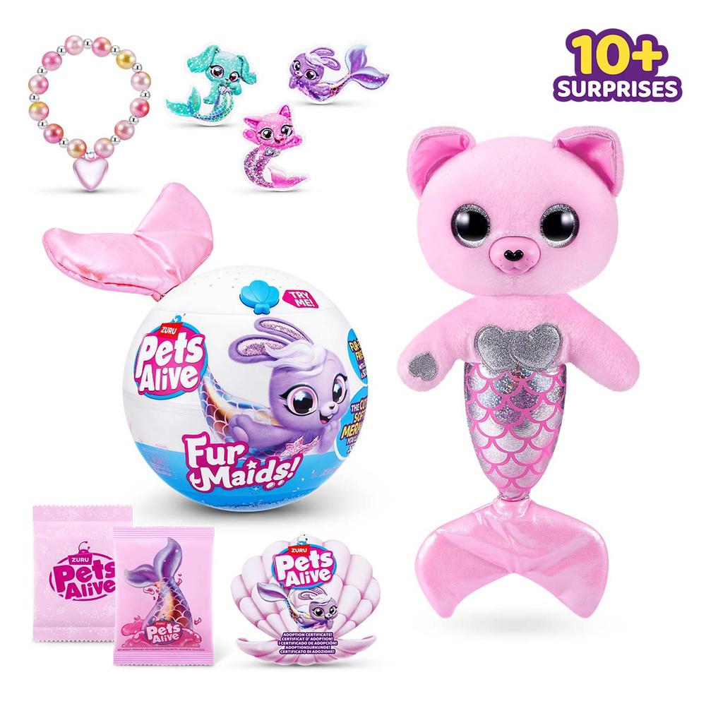 Foto 5 pulgar | Pets Alive Peluche Furmaids Serie 1