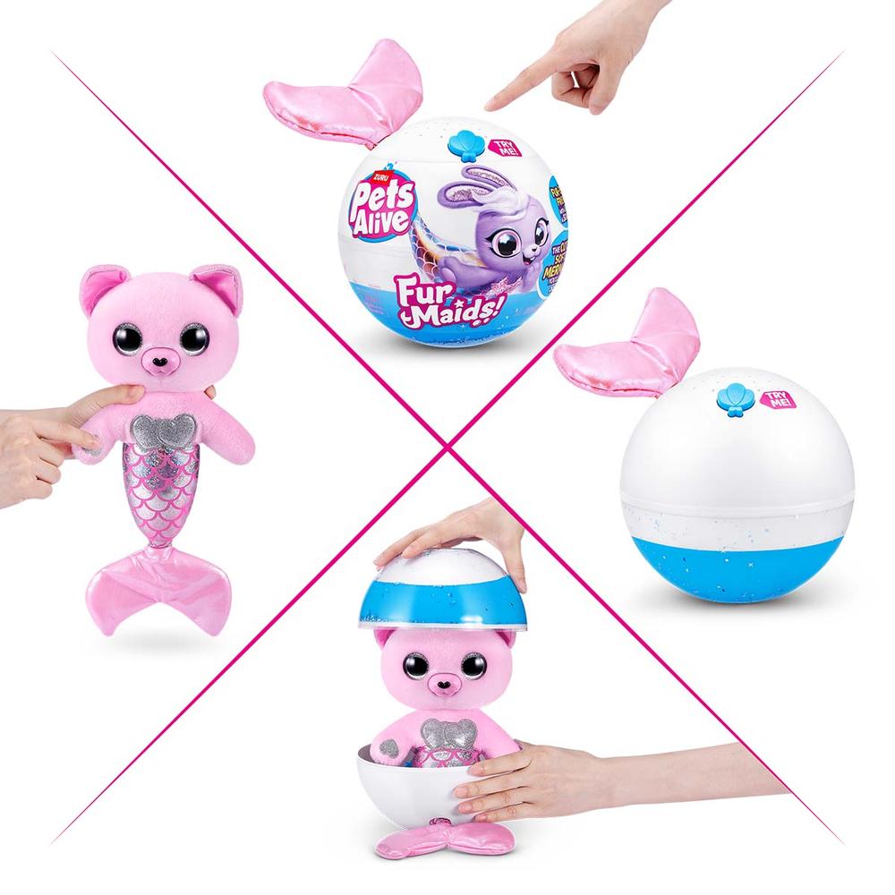 Foto 7 pulgar | Pets Alive Peluche Furmaids Serie 1