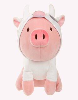 Foto 3 | Peluche Cerdito Con Capucha De Vaca +termo De Agua Güish