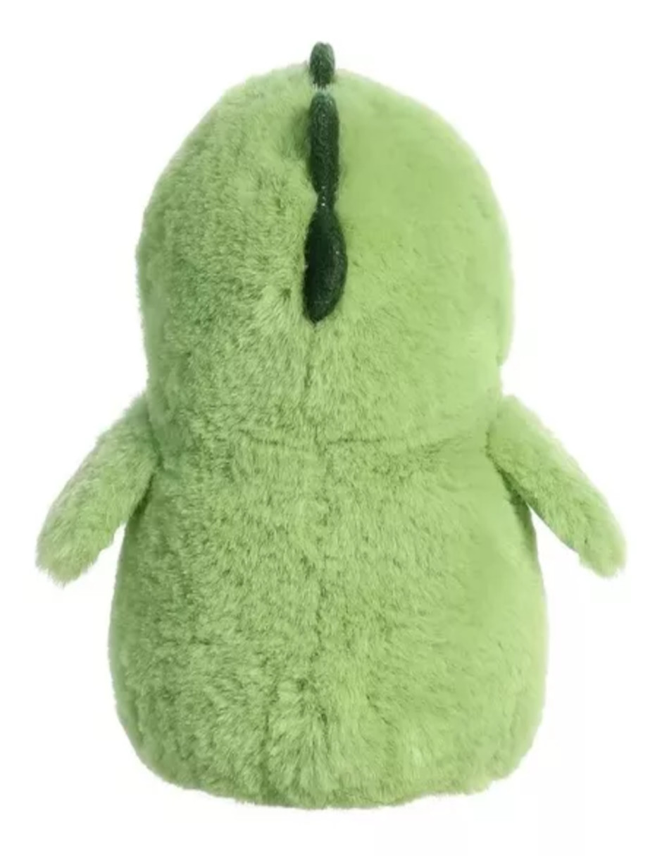 Foto 6 pulgar | Peluche Pingüino Disfrazado Dinosaurio + Termo De Agua Güish