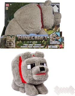 Foto 1 | Juguete De Peluche Mattel Minecraft Dennis The Wolf Con Sonido De Alimentación - Venta Internacional.