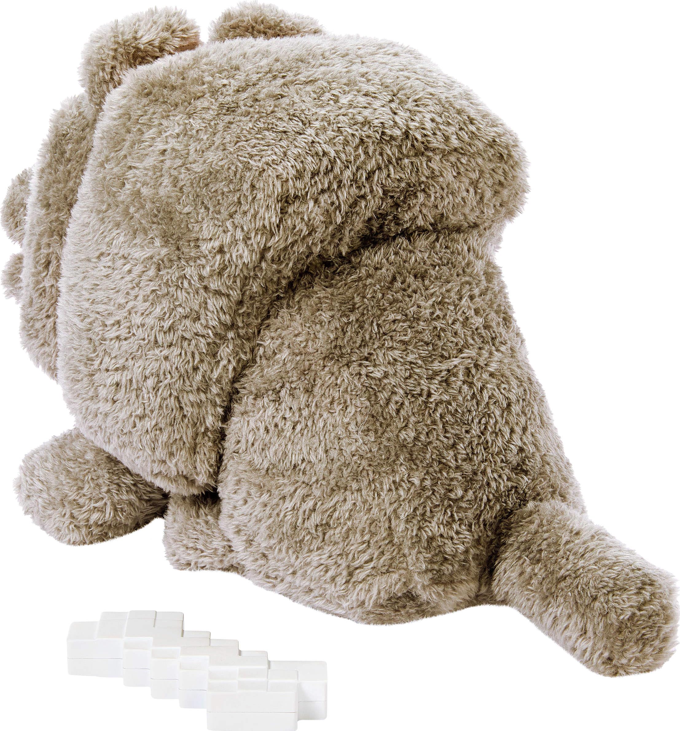 Foto 6 | Juguete De Peluche Mattel Minecraft Dennis The Wolf Con Sonido De Alimentación - Venta Internacional.