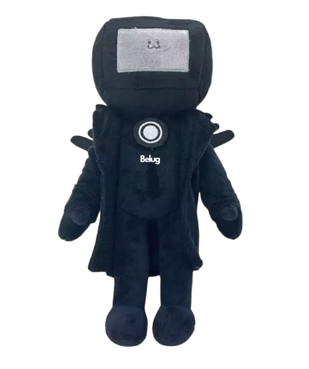 Foto 2 pulgar | Peluche Titan Speakerman Came Tv Man Juguete Para Bebe 28 Cm Belug Negro