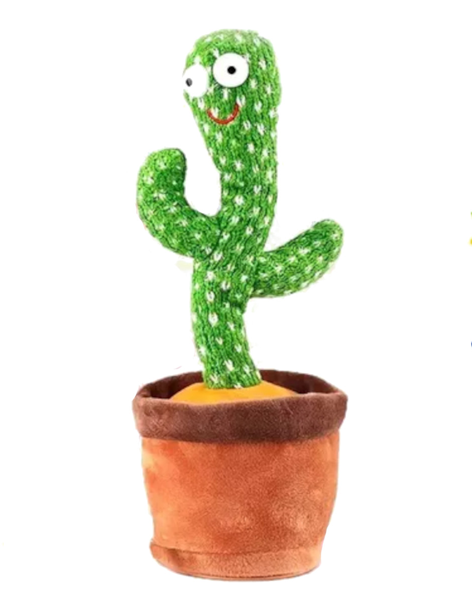Foto 4 pulgar | Cactus Peluche Bailarín + Termo De Regalo Güish