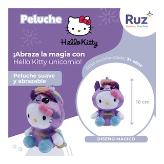 Foto 3 | Peluche Ruz Sanrio Hello Kitty 16 Cm Morado