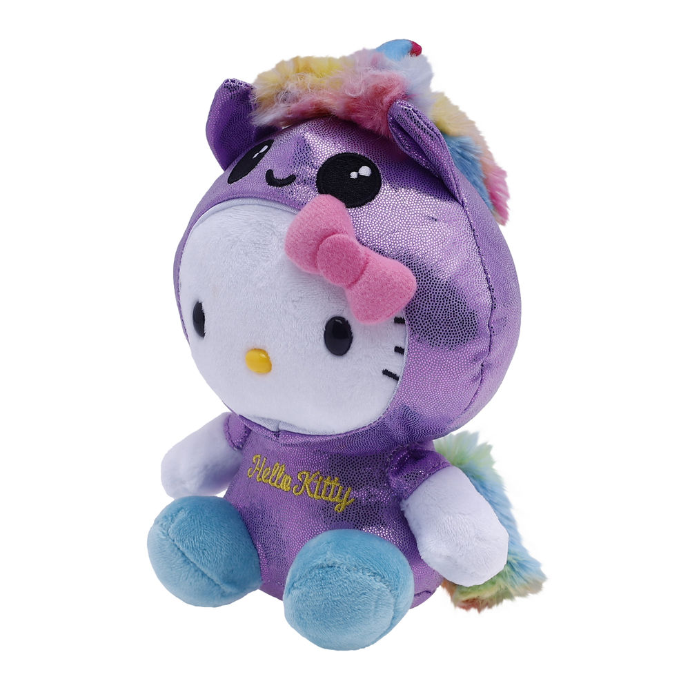 Foto 7 pulgar | Peluche Ruz Sanrio Hello Kitty 16 Cm Morado