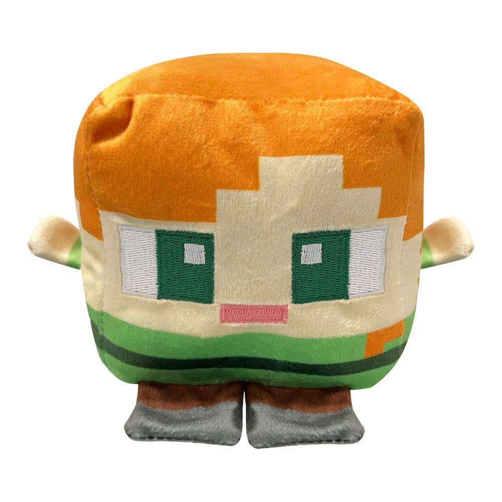 Foto 2 pulgar | Peluche Ruz Minecraft Alex 11 Cm Amarillo