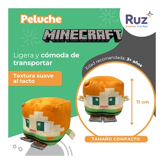 Foto 3 | Peluche Ruz Minecraft Alex 11 Cm Amarillo