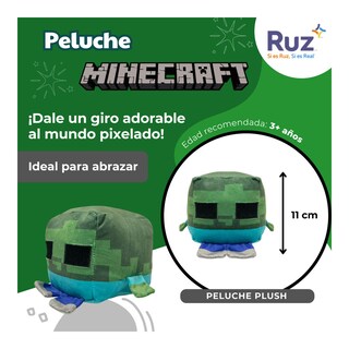 Foto 3 | Peluche Ruz Minecraft Zombie 11 Cm Verde