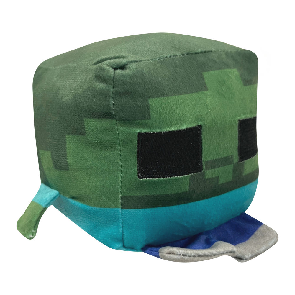 Foto 8 pulgar | Peluche Ruz Minecraft Zombie 11 Cm Verde