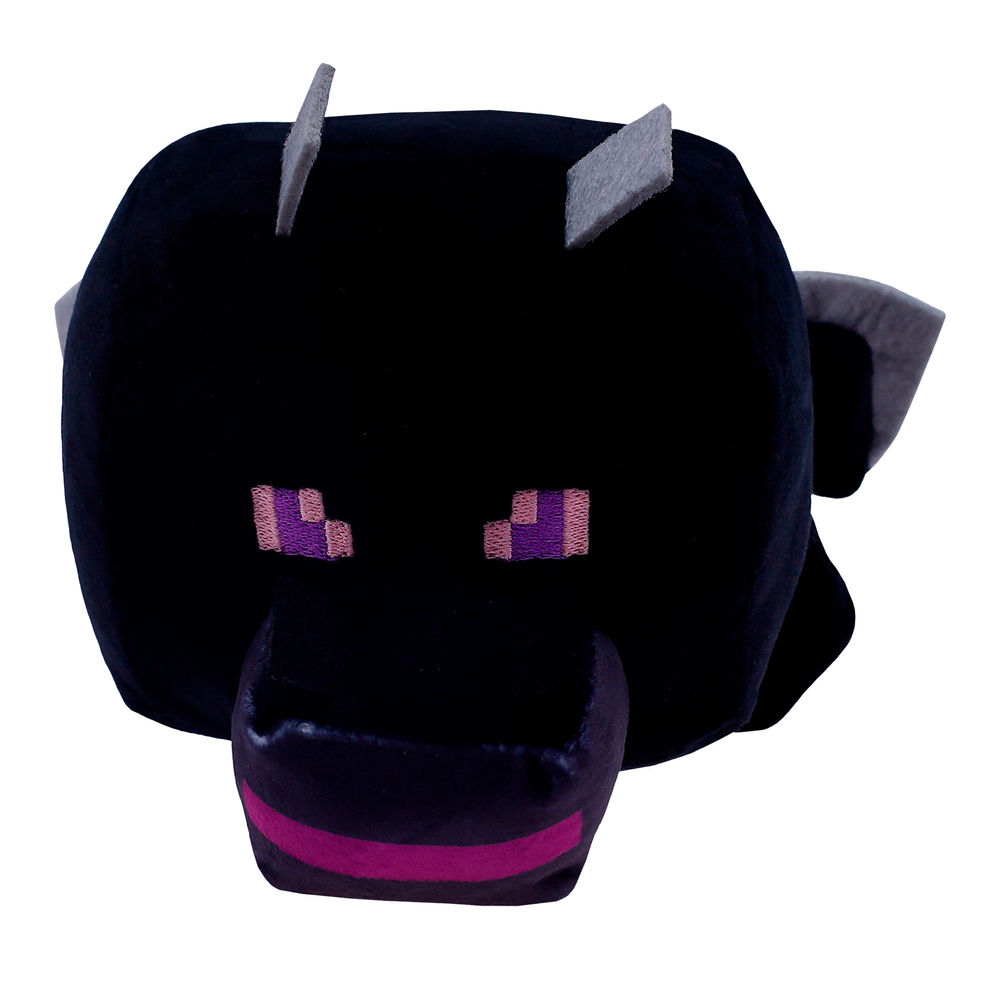 Foto 6 pulgar | Peluche Ruz Minecraft Dragón 12 Cm Negro