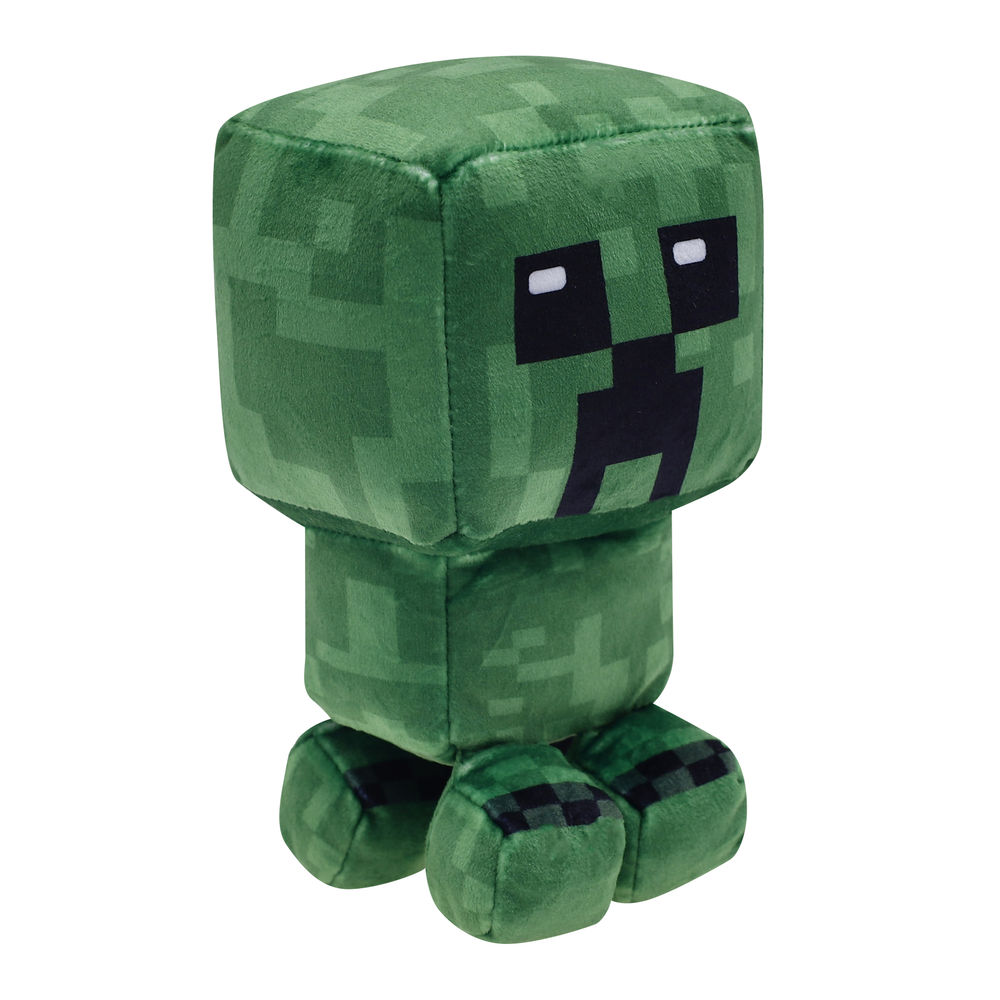 Foto 8 pulgar | Peluche Ruz Minecraft Creeper 17 Cm Verde