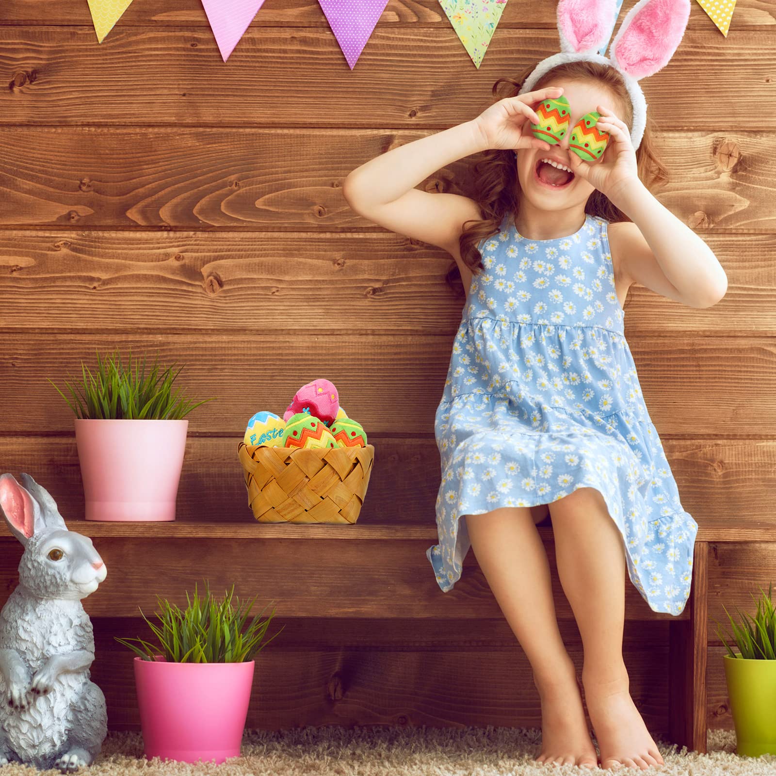 Foto 5 | Huevos De Pascua De Peluche Skylety De Peluche De 8 Cm, 6 Unidades, Para Niños - Venta Internacional.