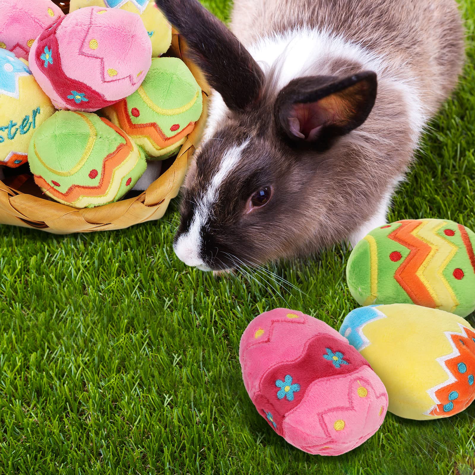 Foto 7 | Huevos De Pascua De Peluche Skylety De Peluche De 8 Cm, 6 Unidades, Para Niños - Venta Internacional.