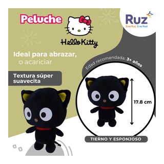 Foto 3 | Peluche Ruz Sanrio Chococat 18 Cm Negro