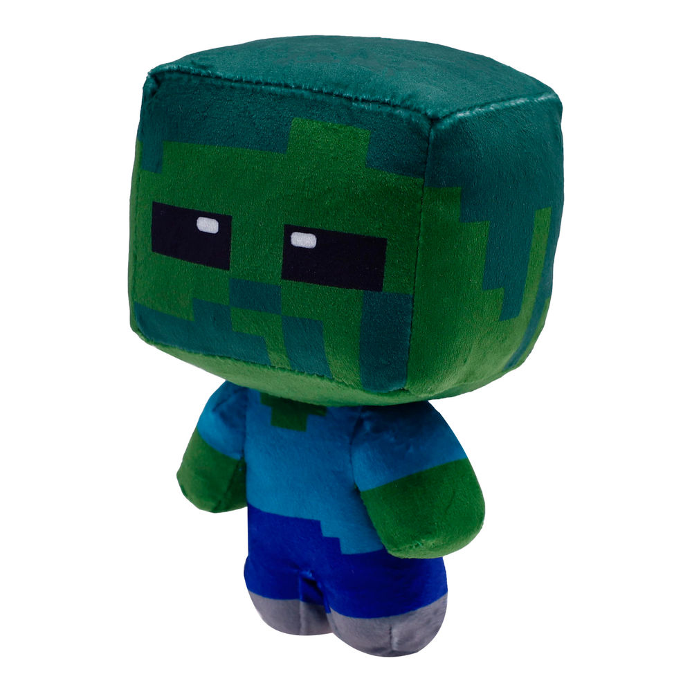Foto 7 pulgar | Peluche Ruz Minecraft Zombie 17 Cm Verde