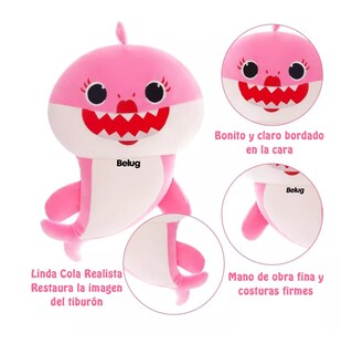 Foto 3 | Peluches Baby Shark 20 Cm Juguetes 3 Pcs, Belug Colores