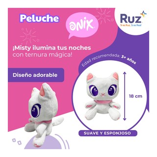 Foto 3 | Peluche Ruz Onix (misty 18 Cm Blanco)