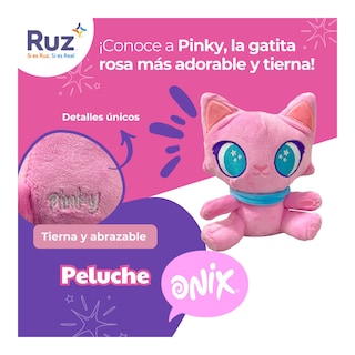 Foto 4 | Peluche Ruz Onix (pinky 18 Cm Rosa)