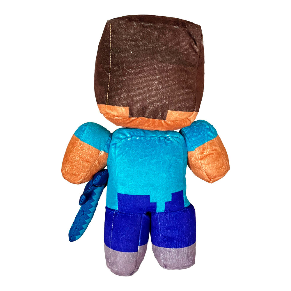 Foto 7 | Peluche Articulado Ruz Minecraft (steve 30 Cm Azul)