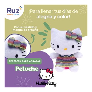 Foto 4 | Peluche Ruz Sanrio Hello Kitty 16 Cm Arcoirirs