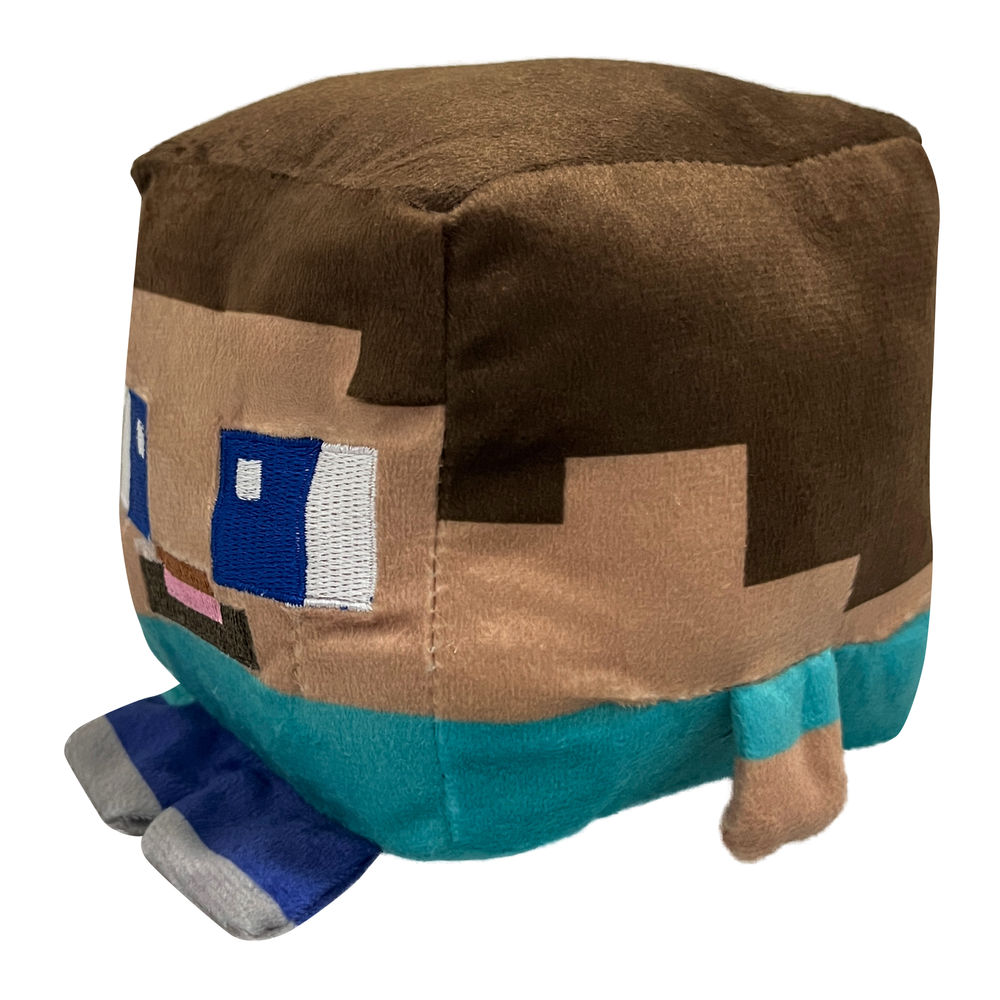 Foto 7 pulgar | Peluche Ruz Minecraft Steve 11 Cm Azul