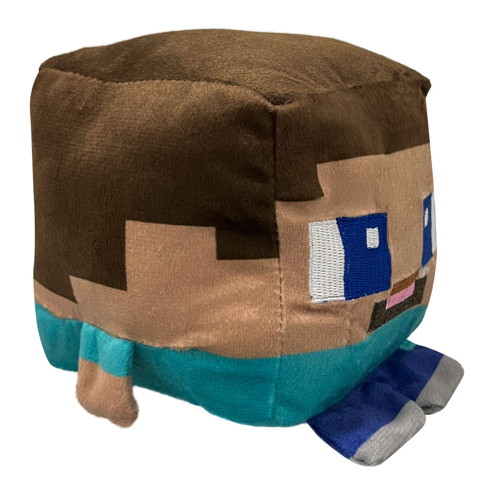 Foto 8 pulgar | Peluche Ruz Minecraft Steve 11 Cm Azul