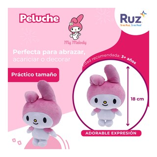 Foto 3 | Peluche Ruz Sanrio Melody 18 Cm Rosa