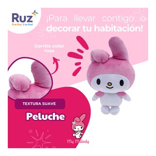 Foto 4 | Peluche Ruz Sanrio Melody 18 Cm Rosa