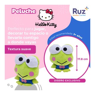 Foto 3 | Peluche Ruz Sanrio Keroppi 18 Cm Verde