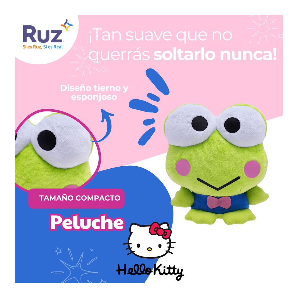 Foto 5 pulgar | Peluche Ruz Sanrio Keroppi 18 Cm Verde