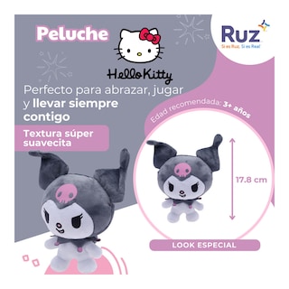 Foto 3 | Peluche Ruz Sanrio Kuromi 18 Cm Blanco