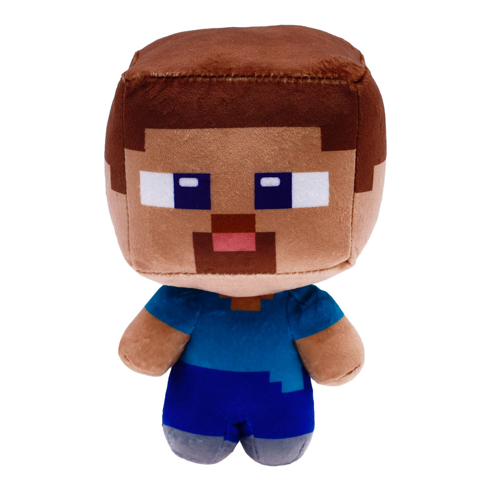 Peluche Ruz Minecraft Steve 17 Cm Azul