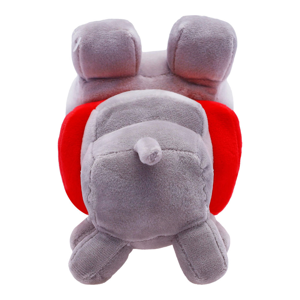 Foto 3 pulgar | Peluche Ruz Minecraft Lobo 12 Cm Gris