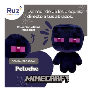 Foto 4 | Peluche Ruz Minecraft Enderman 17 Cm Negro