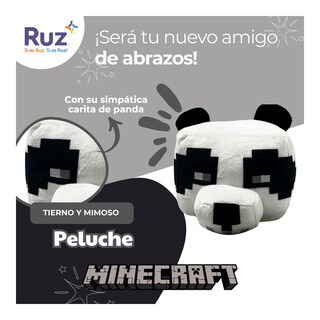 Foto 4 | Peluche Ruz Minecraft Panda 12 Cm Negro