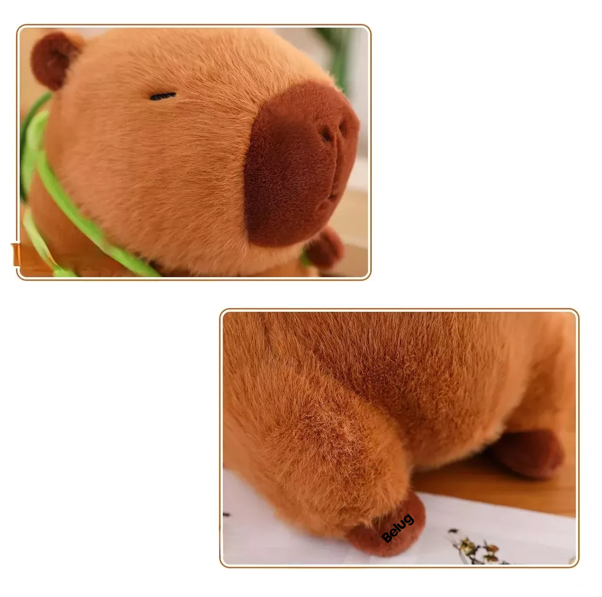 Foto 5 pulgar | Juguetes De Peluche De Capibara Belug Y Mochilas Pequeñas Con Forma De Tortuga Beige