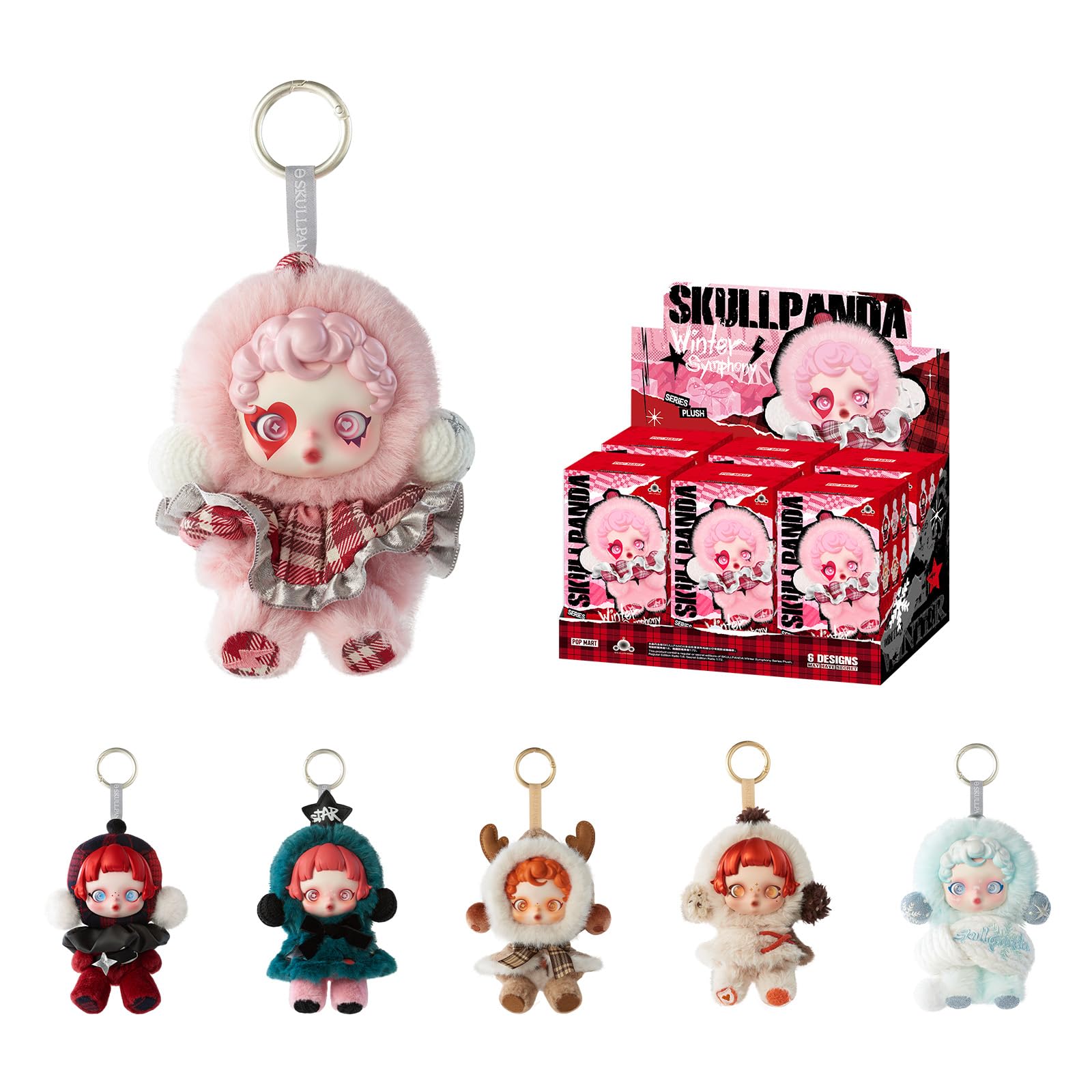 Foto 2 pulgar | Figura De Peluche Pop Mart Skullpanda Winter Symphony Series - Venta Internacional.