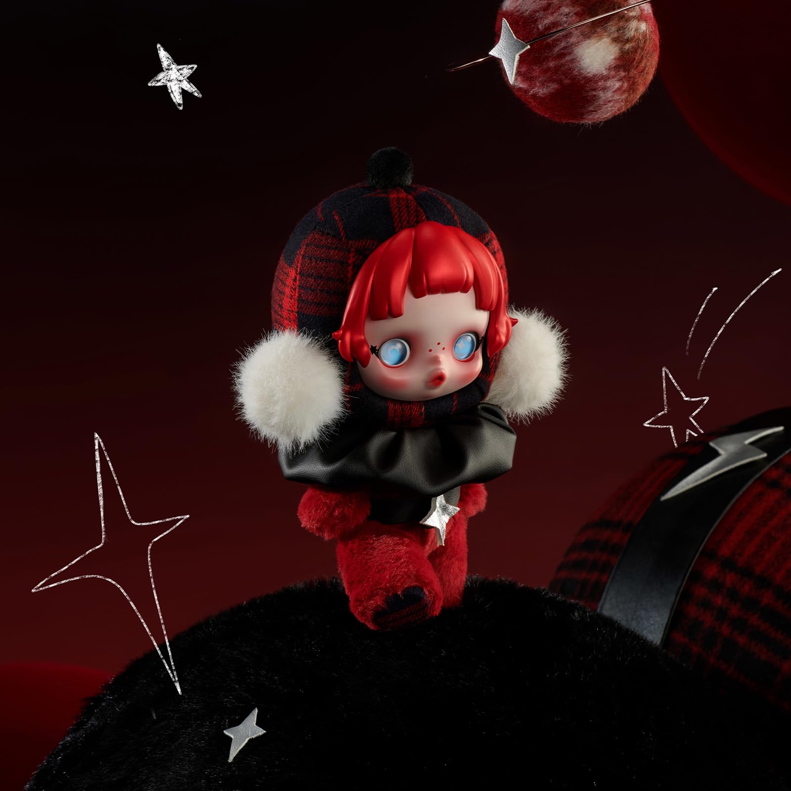 Foto 4 pulgar | Figura De Peluche Pop Mart Skullpanda Winter Symphony Series - Venta Internacional.